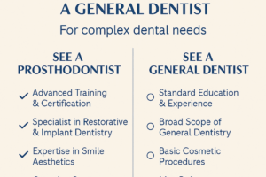 Why You Should Choose a Prosthodontist Over a General Dentist for Complex Dental Needs